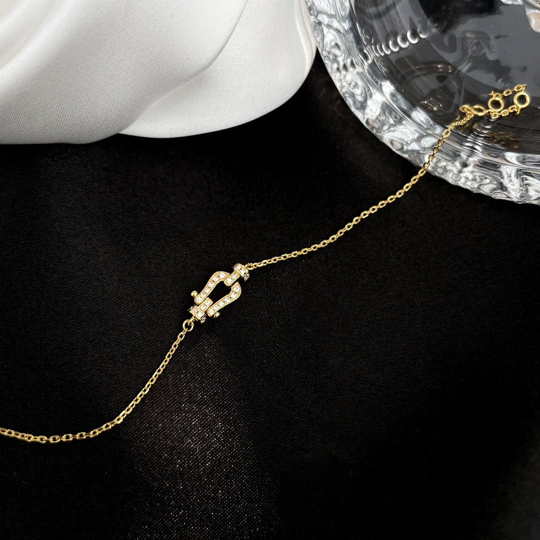 [⭐Aura]FORCE 10 FULL DIAMOND BUCKLE CHAIN LINK MINI MODEL