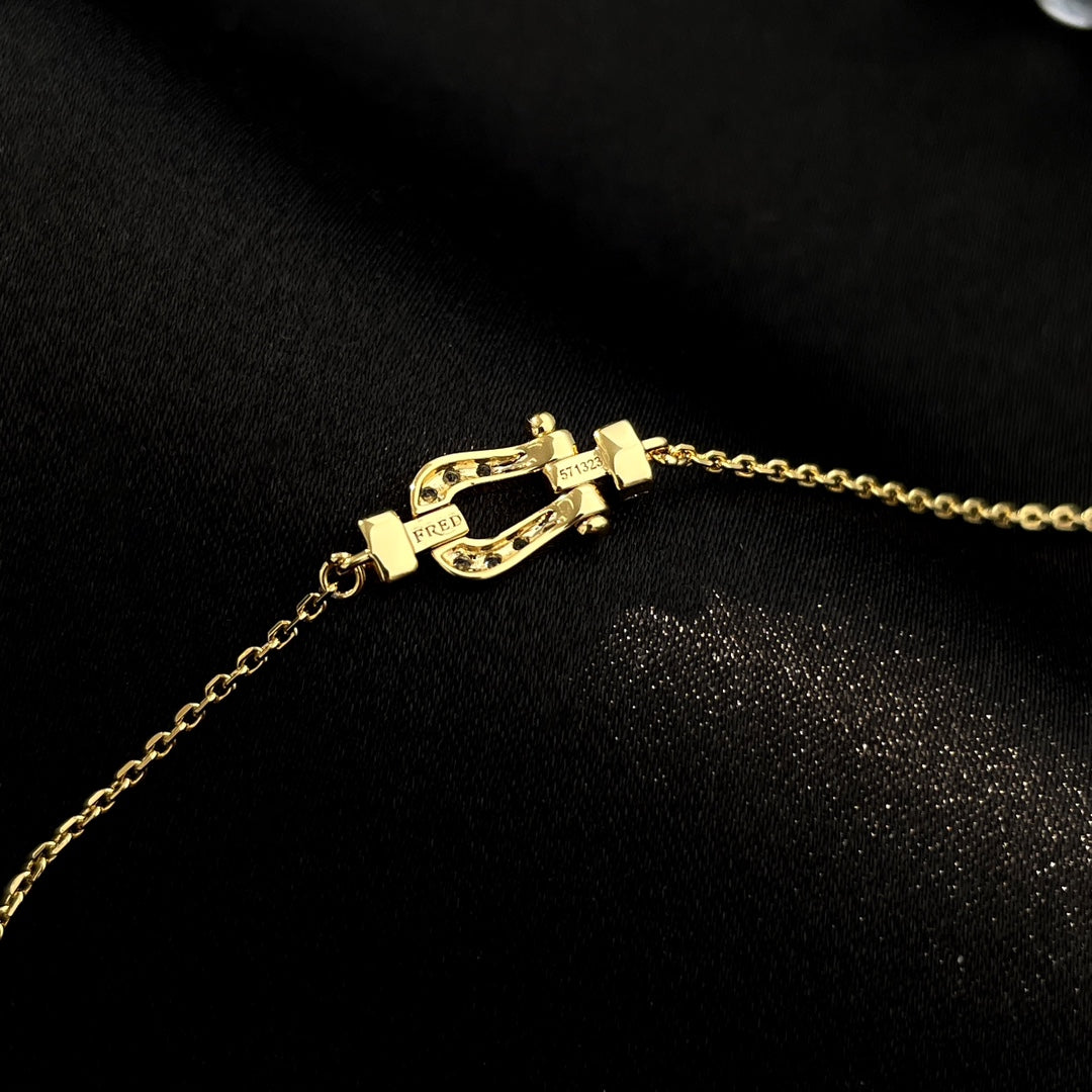 [⭐Aura]FORCE 10 FULL DIAMOND BUCKLE CHAIN LINK MINI MODEL