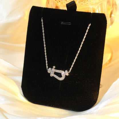 [⭐Aura]FORCE 10 DIAMOND SILVER NECKLACE MINI MODEL