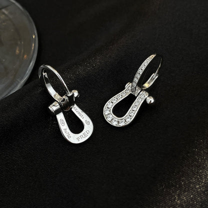 [⭐Aura]FORCE 10 FULL DIAMOND DROP EARRINGS MEDIUM MODEL