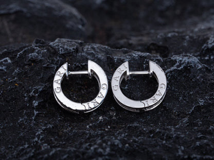 [⭐Aura]ZERO 1 MINI SILVER DIAMOND EARRINGS