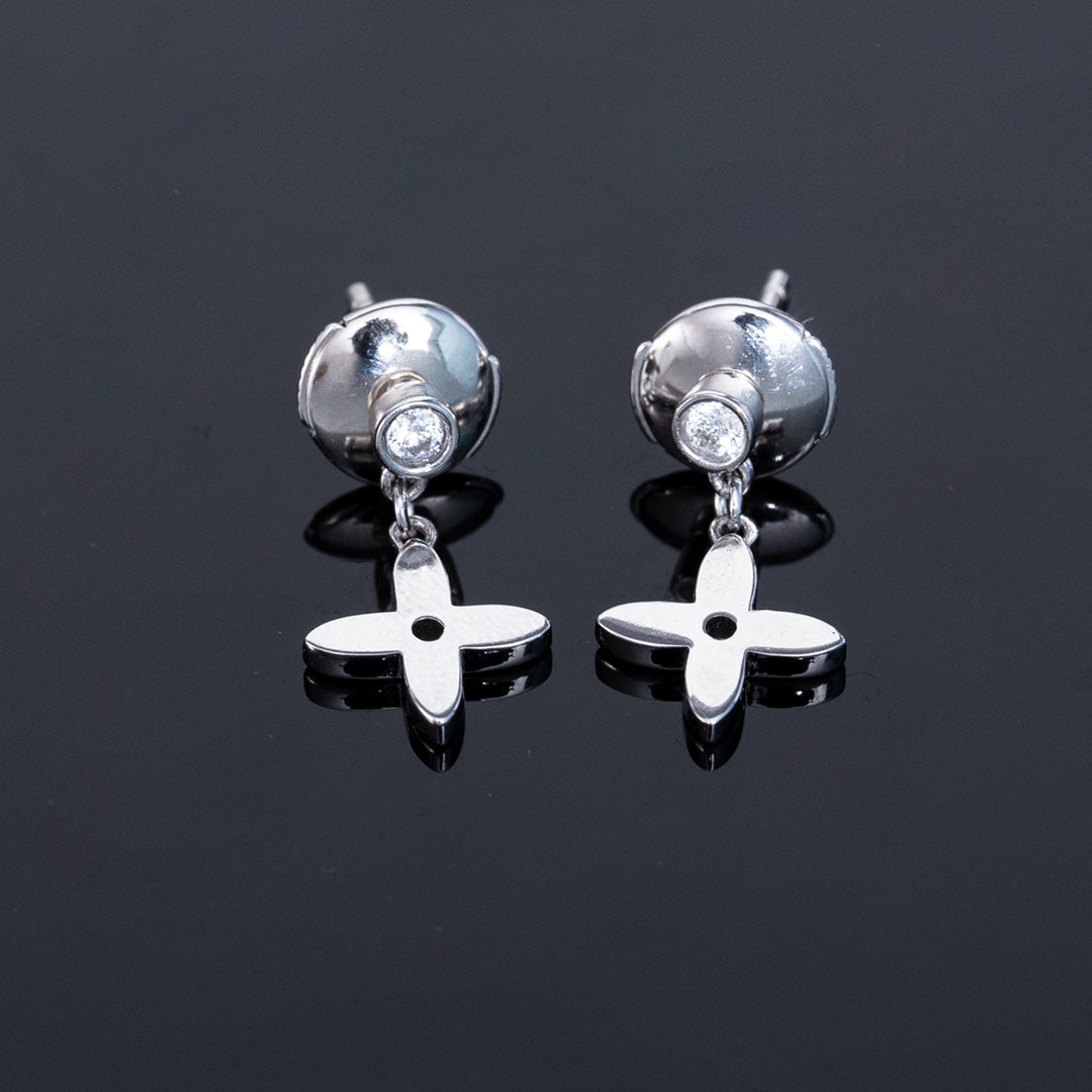 [⭐Aura]VIDYLLE SILVER DIAMOND MINI DROP EARRINGS