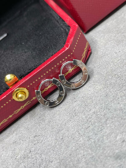 [⭐Aura]LOVE MINI EARRINGS