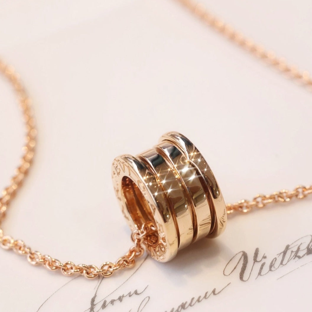 [⭐Aura]ZERO 1 PINK GOLD NECKLACE