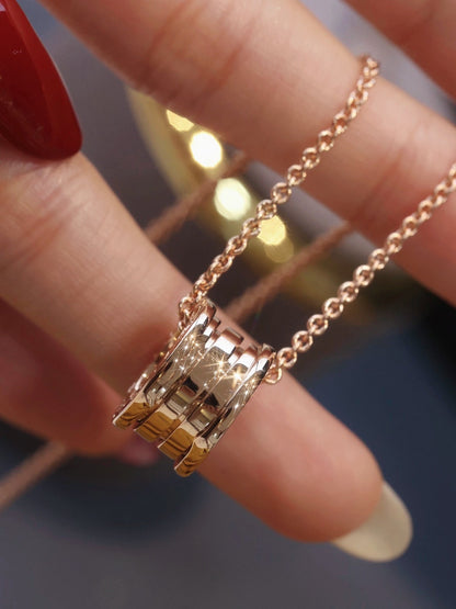 [⭐Aura]ZERO 1 PINK GOLD NECKLACE