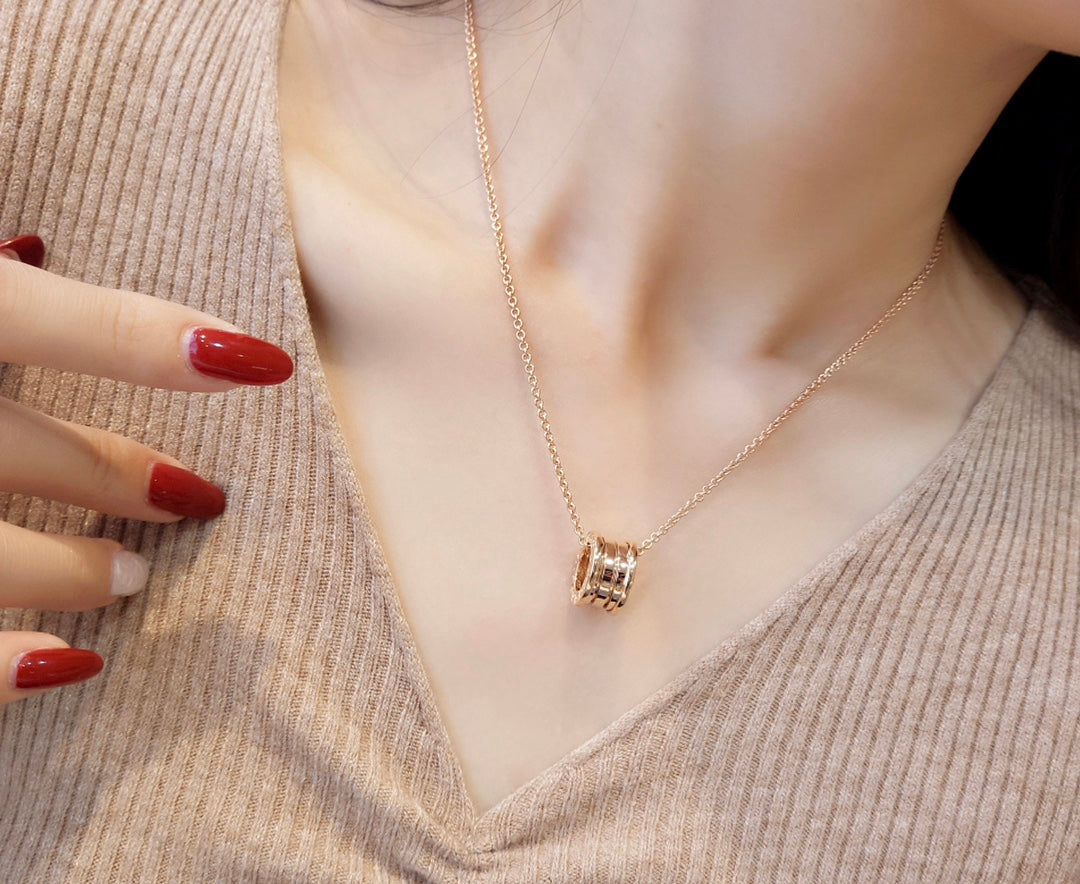 [⭐Aura]ZERO 1 PINK GOLD NECKLACE