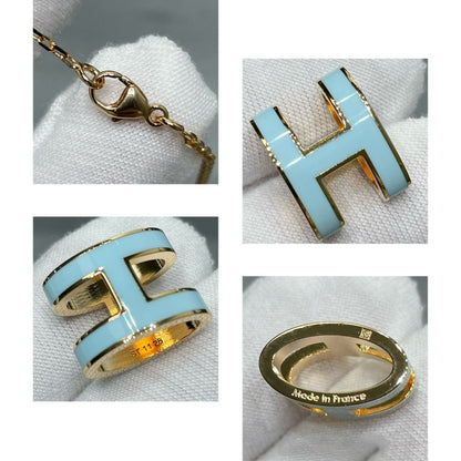 [⭐Aura]POP H SKY BLUE NECKLACE