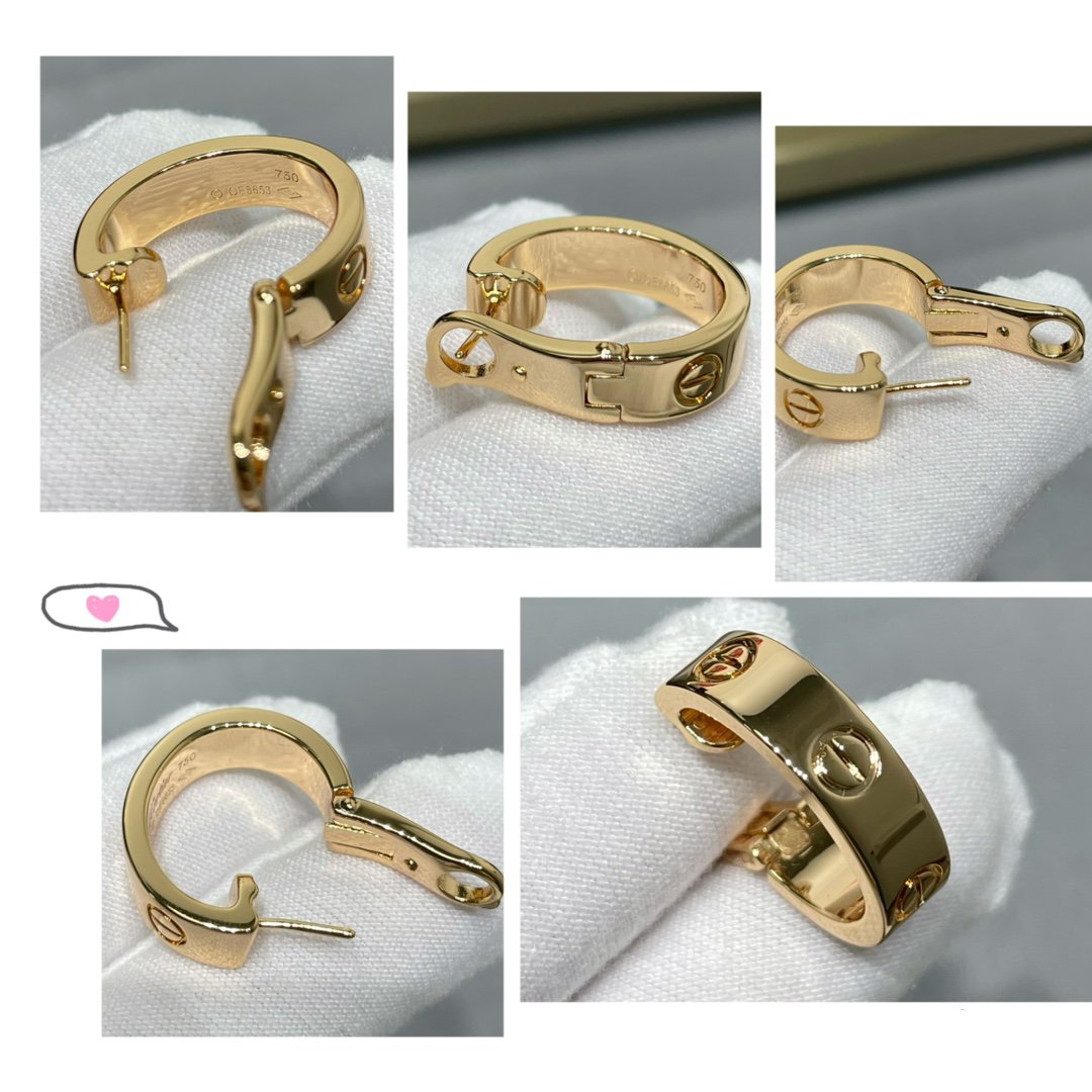 [⭐Aura]LOVE 5.5MM EARRINGS