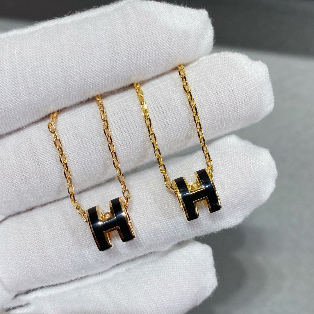 [⭐Aura]MINI POP H NECKLACE