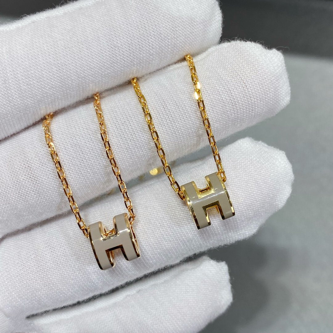 [⭐Aura]MINI POP H NECKLACE