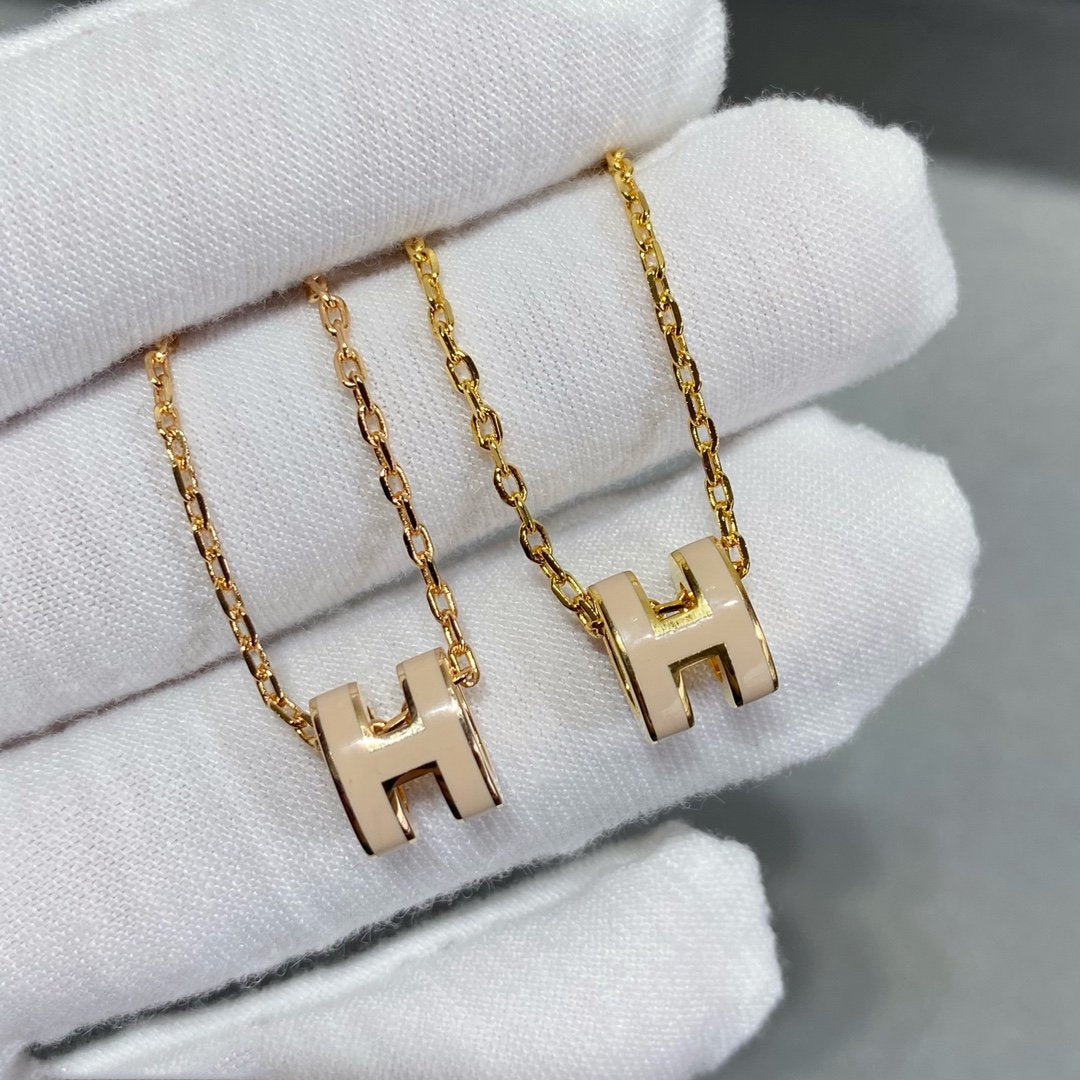 [⭐Aura]MINI POP H NECKLACE