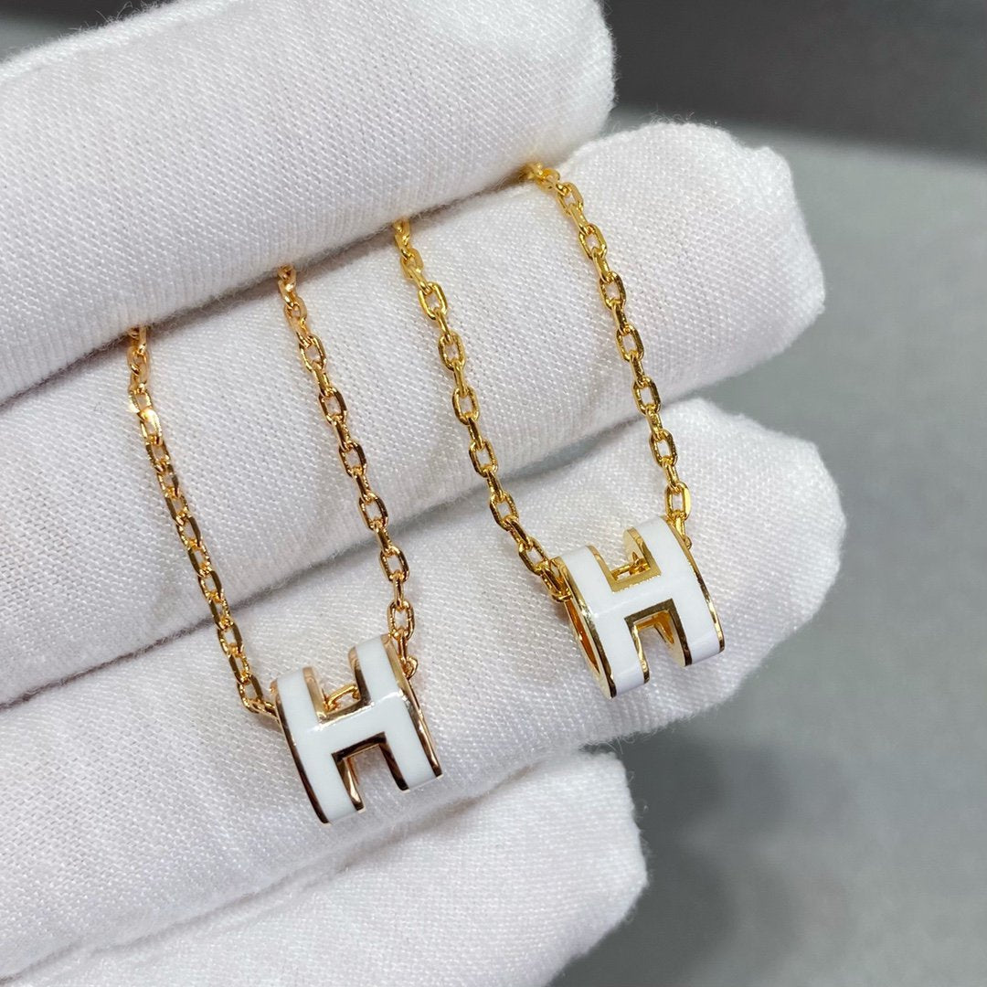 [⭐Aura]MINI POP H NECKLACE