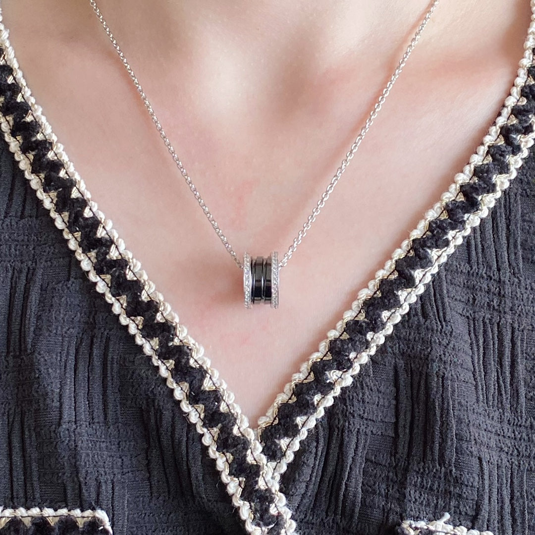 [⭐Aura]ZERO 1 DIAMOND CERAMIC NECKLACE