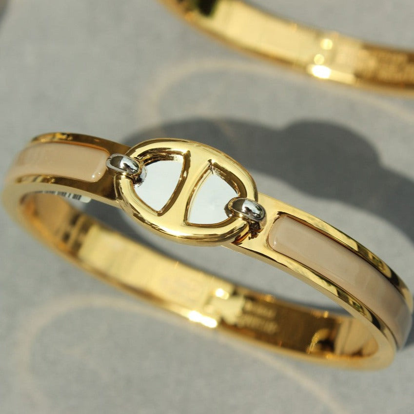 [⭐Aura]CLIC CHAINE GOLD BRACELET