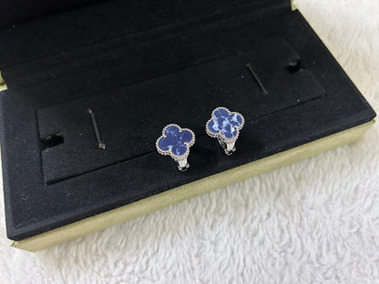 [⭐Aura]CLOVER PIETERSITE MEDIUM STUD EARRINGS