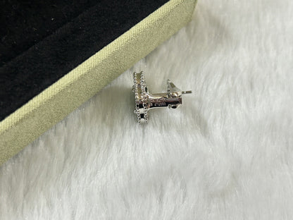 [⭐Aura]CLOVER PIETERSITE MEDIUM STUD EARRINGS
