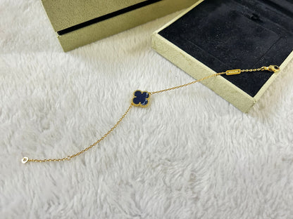[⭐Aura]CLOVER 1 MOTIF PIETERSITE BRACELET