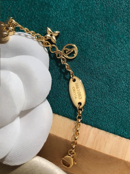 [⭐Aura]BLOOMING PINK GOLD MOP BRACELET