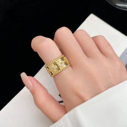 [⭐Aura]PERLEE DIAMOND LARGE RING