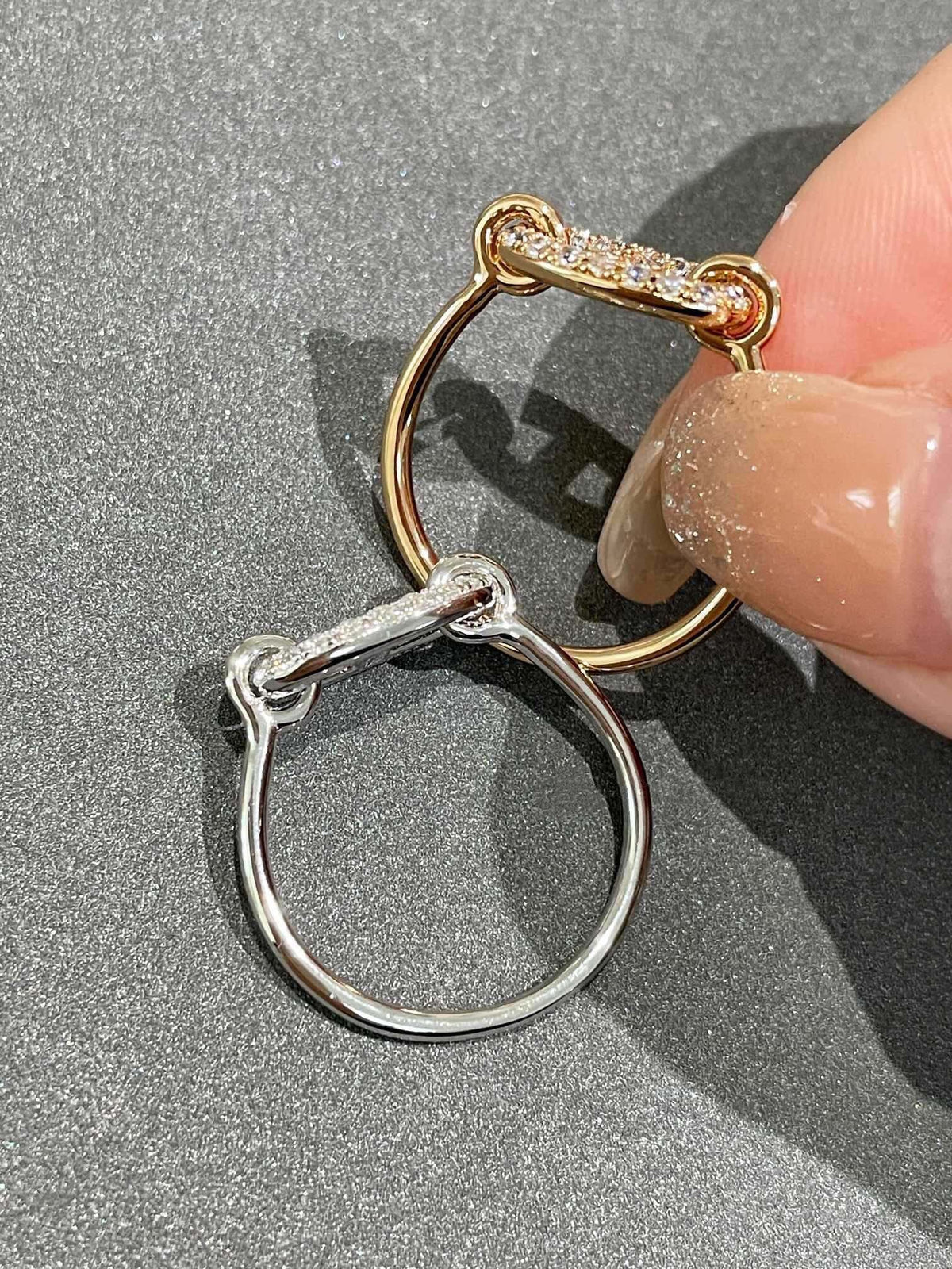 [⭐Aura]RONDE SMALL DIAMOND RING