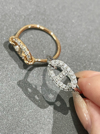 [⭐Aura]RONDE SMALL DIAMOND RING