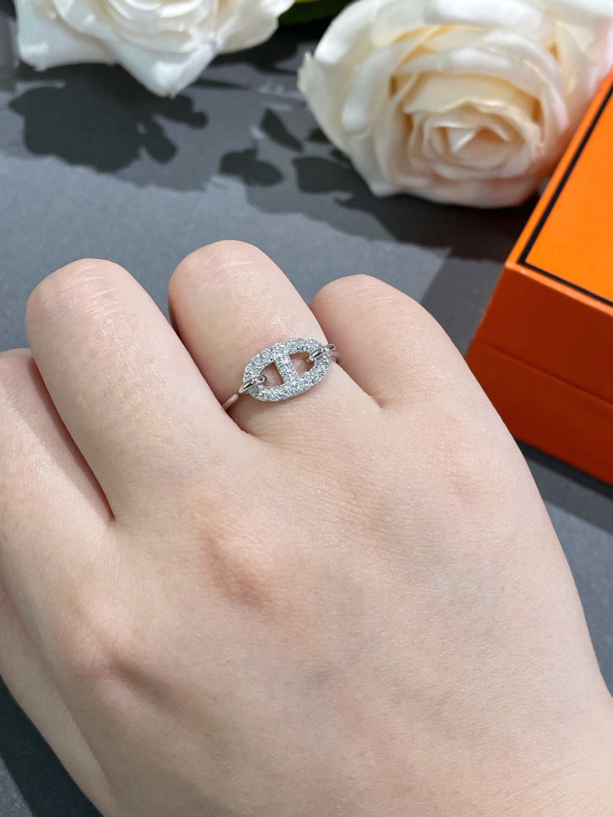 [⭐Aura]RONDE SMALL DIAMOND RING