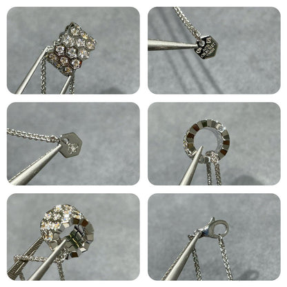 [⭐Aura]BEE LOVE DIAMOND PAVED 3 ROW NECKLACE