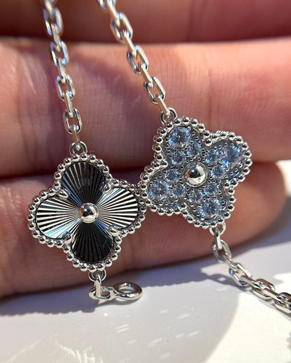[⭐Aura] CLOVER 5 MOTIF LASER BRACELET COLLECTION