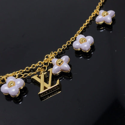 [⭐Aura]LOGO 6 MOTIF STAR AND SUN GOLD BRACELET