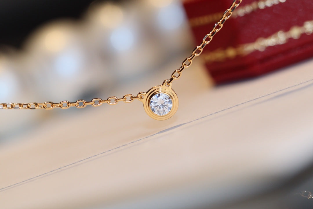 [⭐Aura]DAMOUR DIAMOND NECKLACE