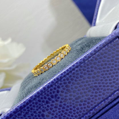 [⭐Aura]BEE LOVE DIAMOND PAVED SMALL RING