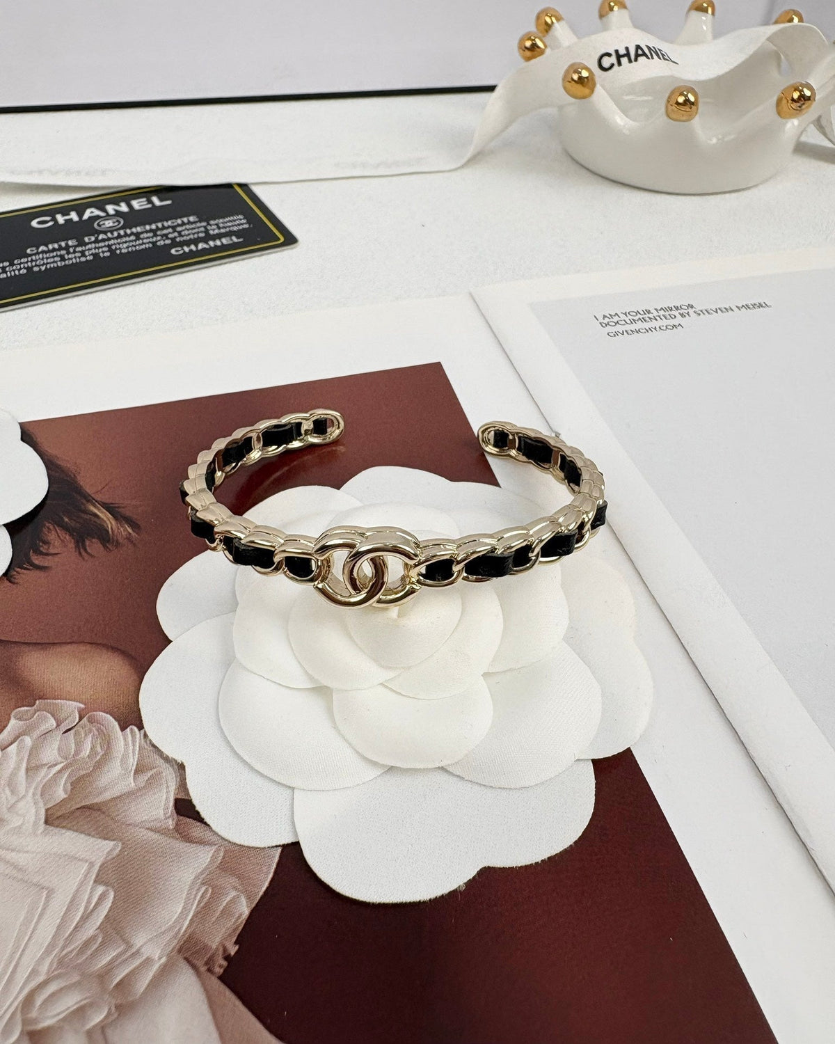 [⭐Aura]Double C Open Bangle