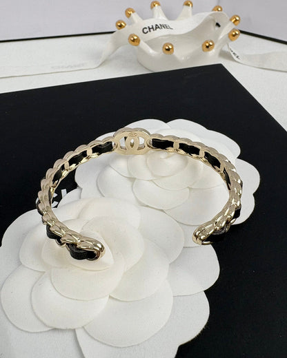 [⭐Aura]Double C Open Bangle