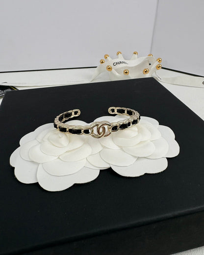 [⭐Aura]Double C Open Bangle