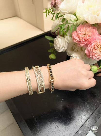 [⭐Aura]Double C Open Bangle