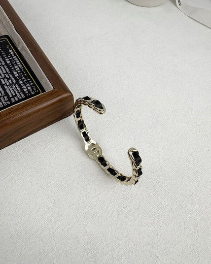 [⭐Aura]Double C Open Bangle