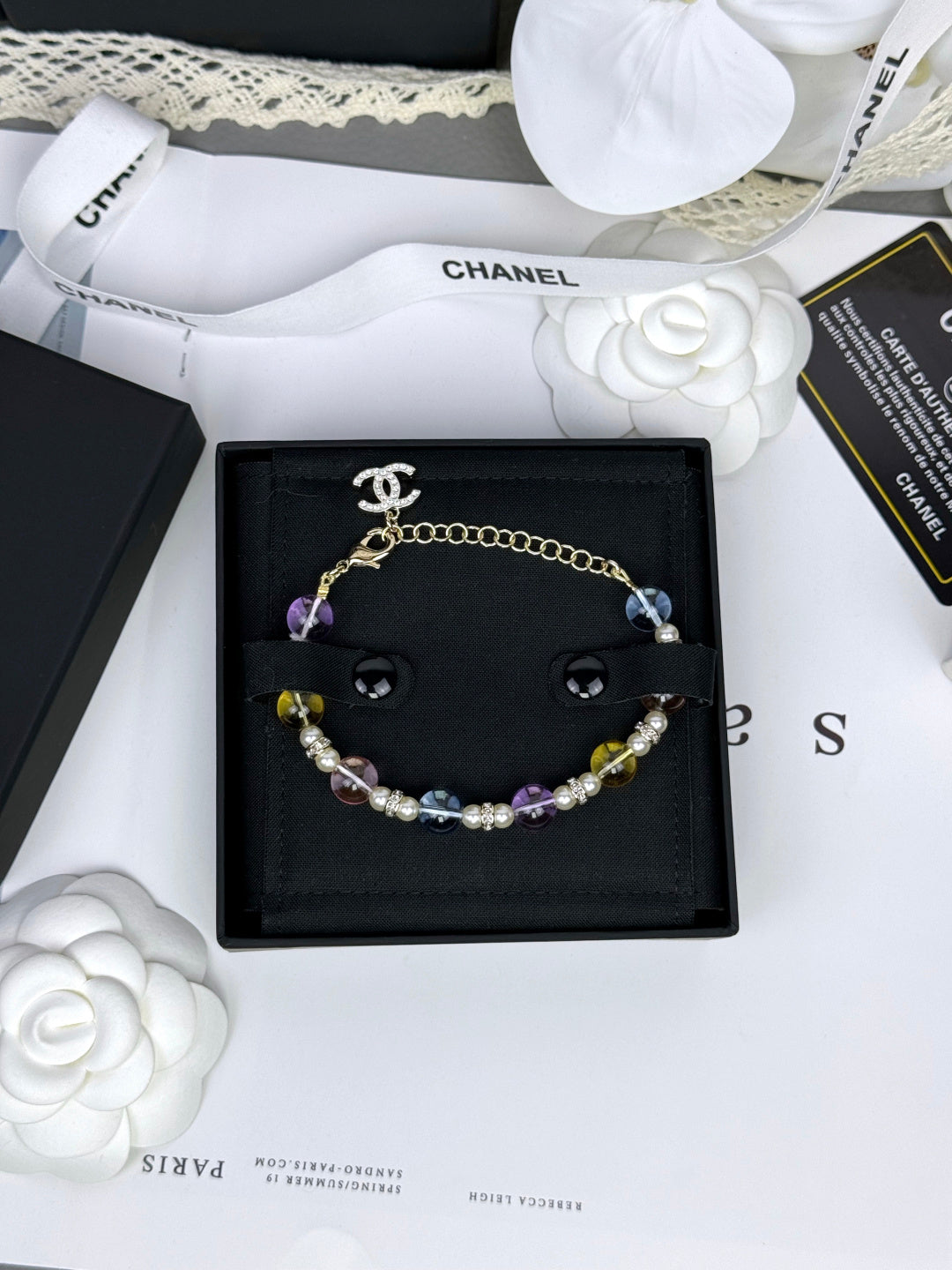 [⭐Aura]Colorful Transparent Resin Bracelet