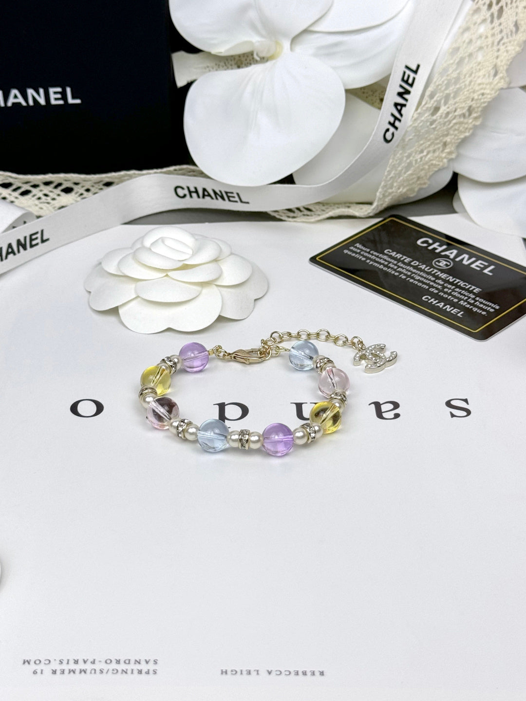 [⭐Aura]Colorful Transparent Resin Bracelet