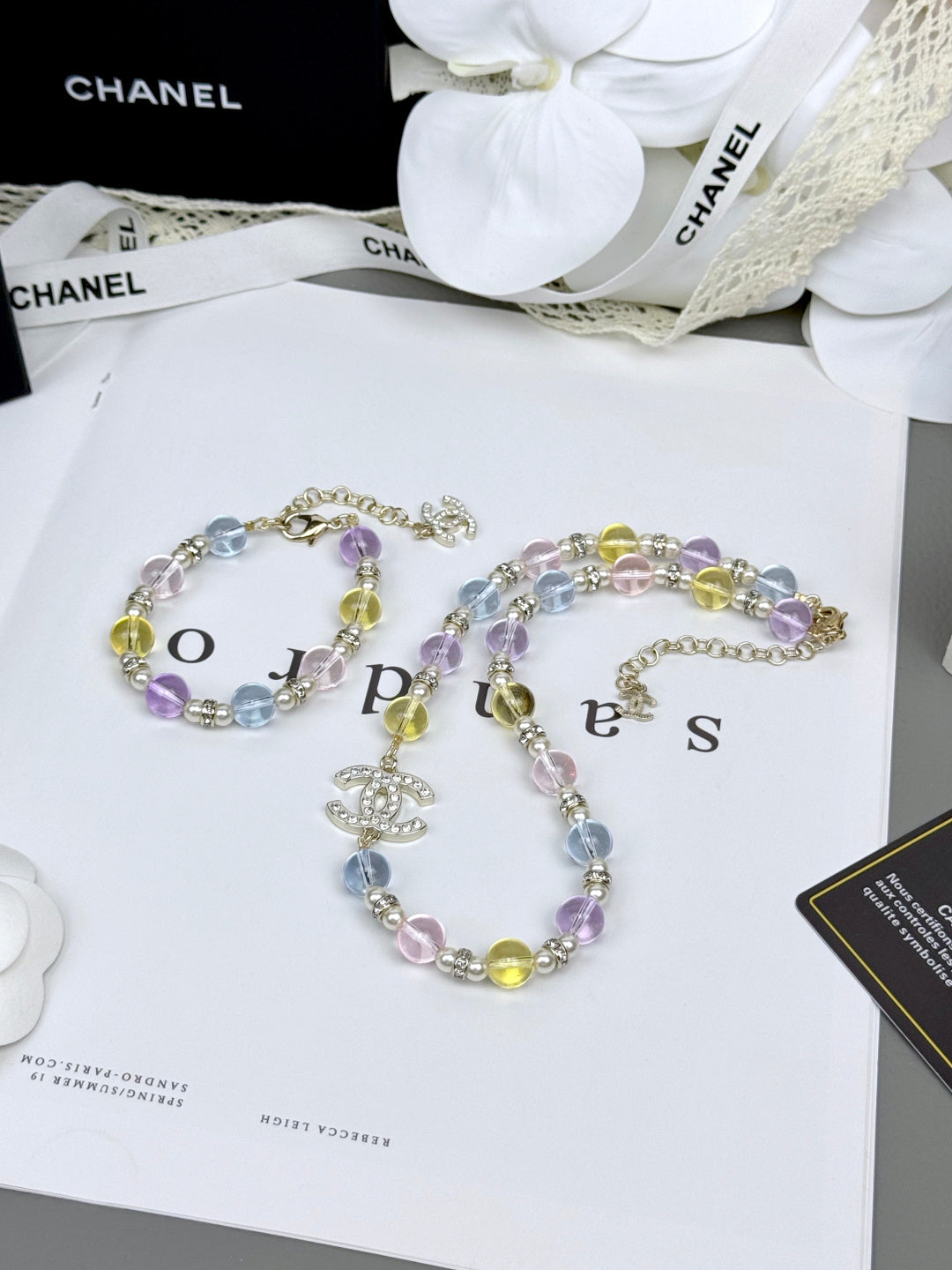 [⭐Aura]Colorful Transparent Resin Bracelet