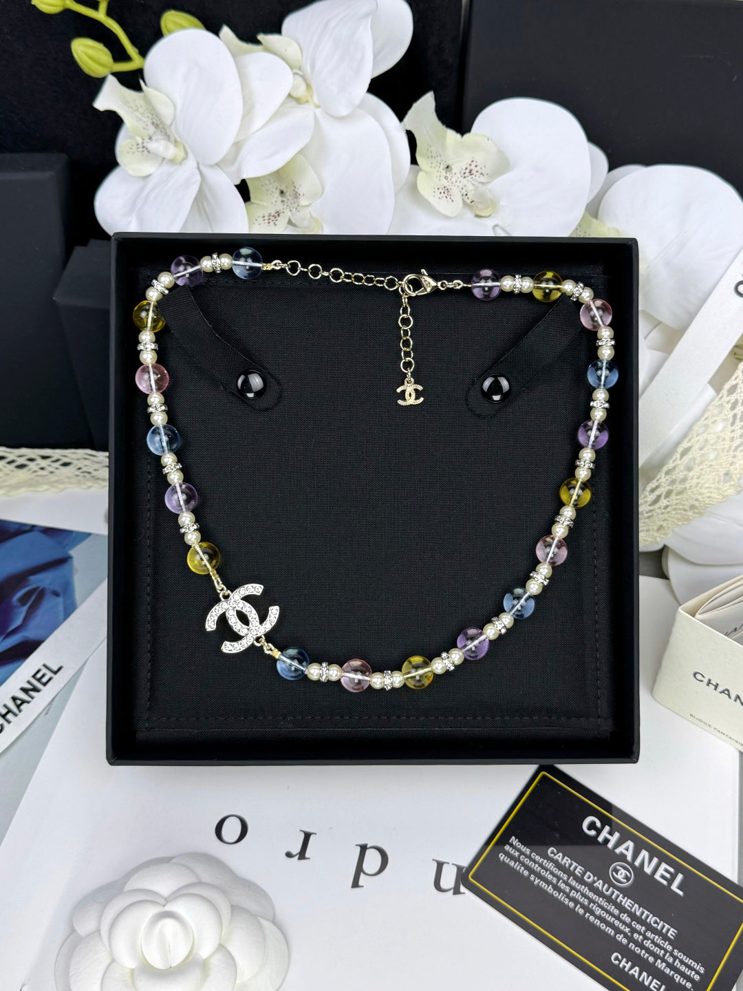 [⭐Aura]26C New Spring Collection Colorful Transparent Resin Necklace