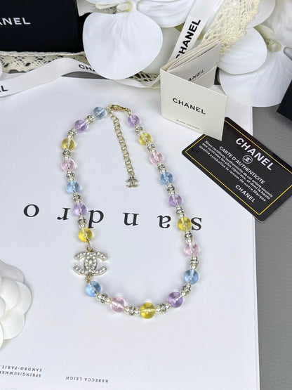 [⭐Aura]26C New Spring Collection Colorful Transparent Resin Necklace