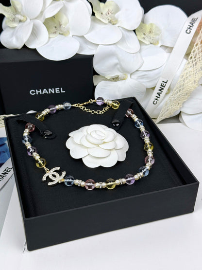 [⭐Aura]26C New Spring Collection Colorful Transparent Resin Necklace