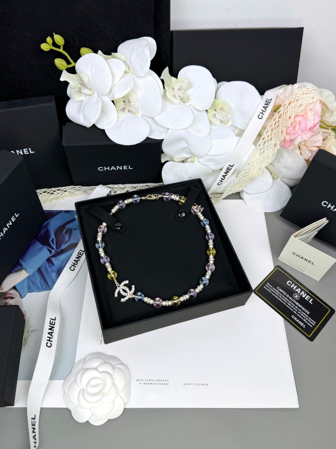 [⭐Aura]26C New Spring Collection Colorful Transparent Resin Necklace