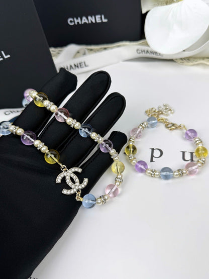 [⭐Aura]26C New Spring Collection Colorful Transparent Resin Necklace