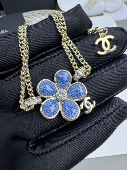 [⭐Aura]VOLTE New Blue Floral Double-Layer Bracelet
