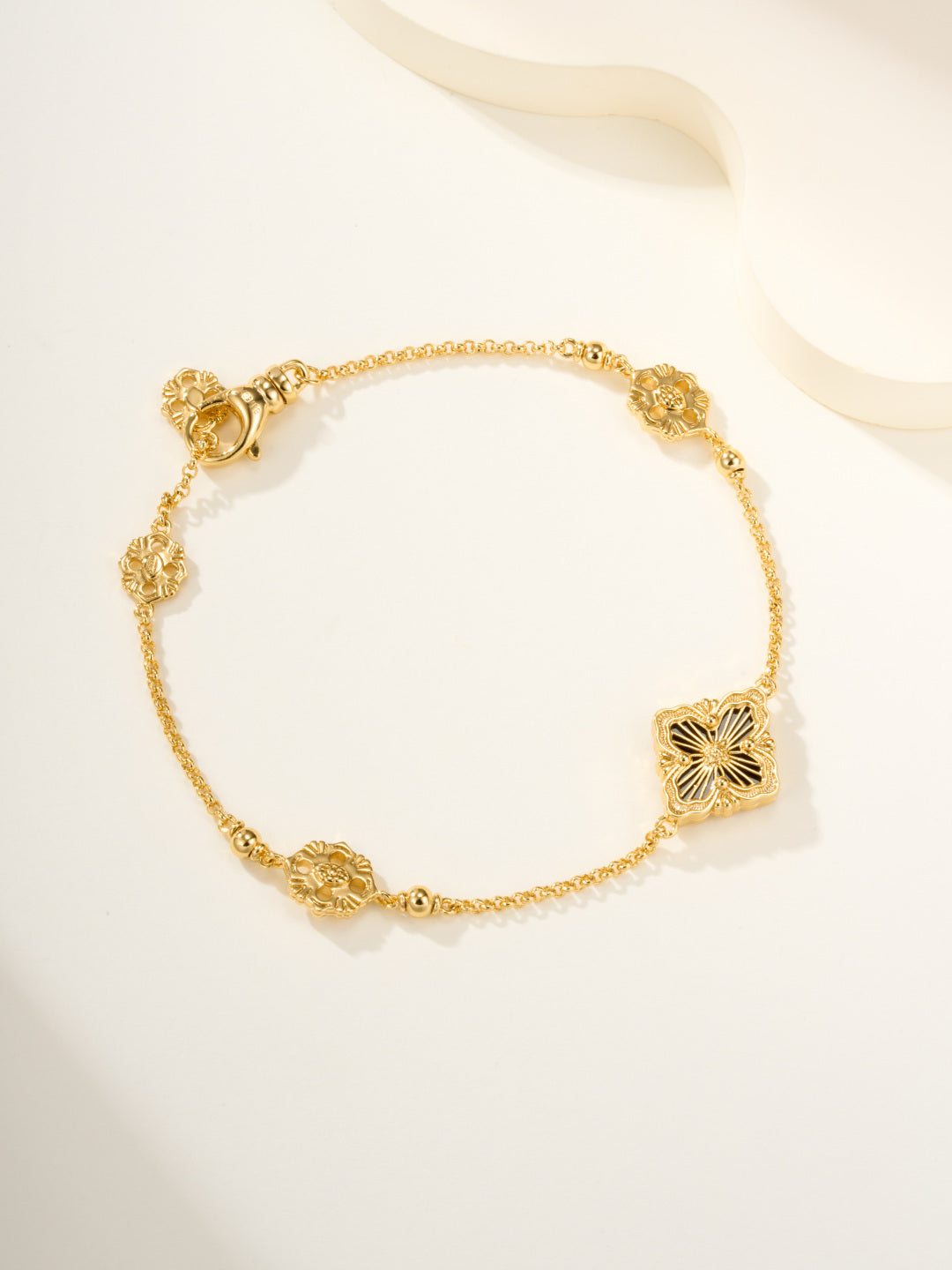 [⭐Aura]B.C.L ENAMELED One-Flower Bracelet（Various Colors)