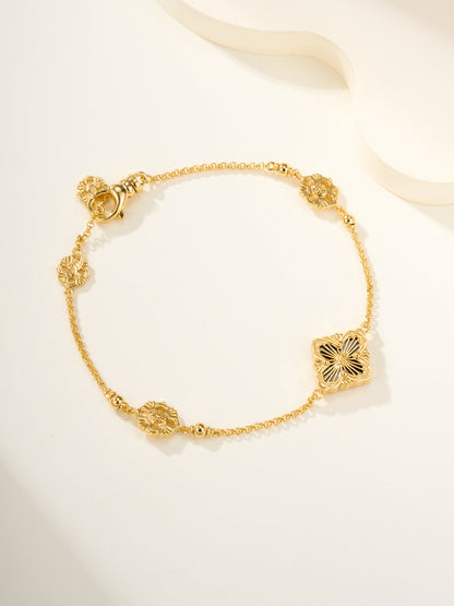 [⭐Aura]B.C.L ENAMELED One-Flower Bracelet（Various Colors)