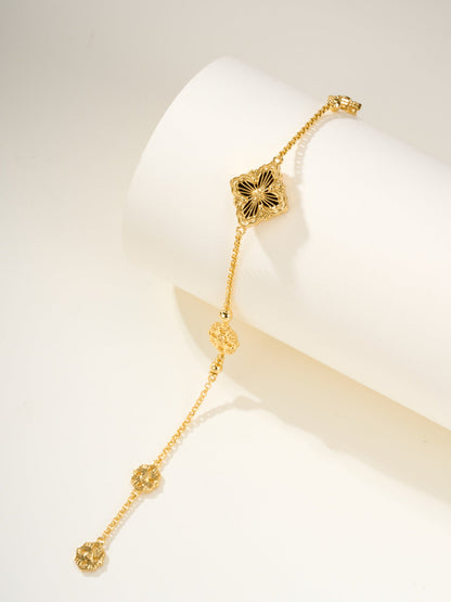 [⭐Aura]B.C.L ENAMELED One-Flower Bracelet（Various Colors)