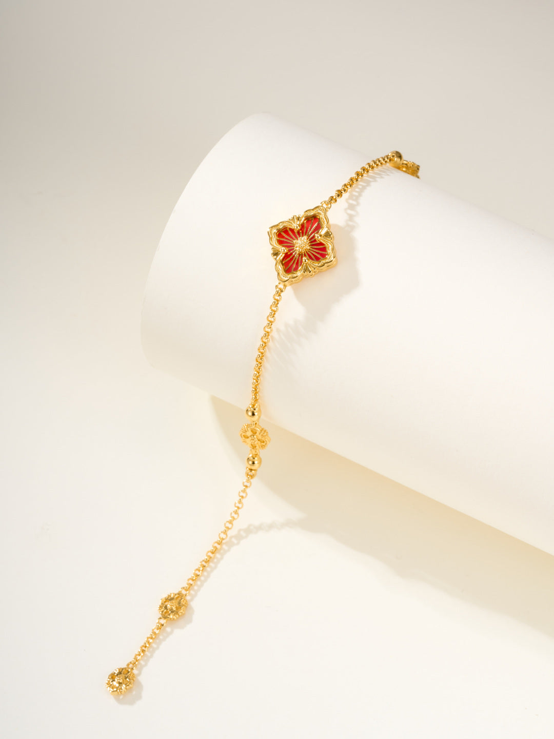 [⭐Aura]B.C.L ENAMELED One-Flower Bracelet（Various Colors)