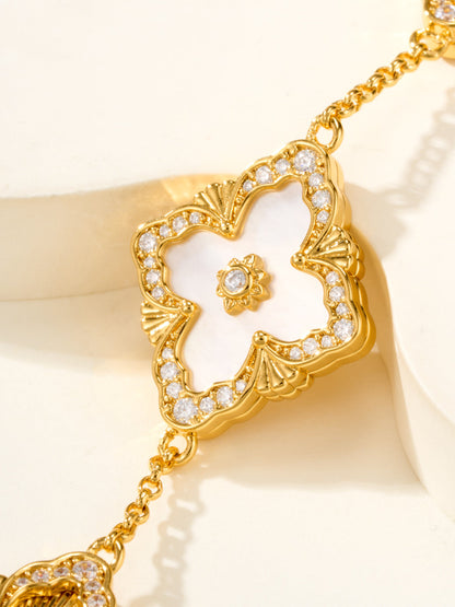 [⭐Aura]B.C.L ENAMELED Five-Flower Bracelet（Various Colors) BIG SIZE